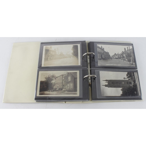 784 - Suffolk, Bungay: An album of RP and printed cards by Smith inc Windmill, streets etc etc. Scarce car... 