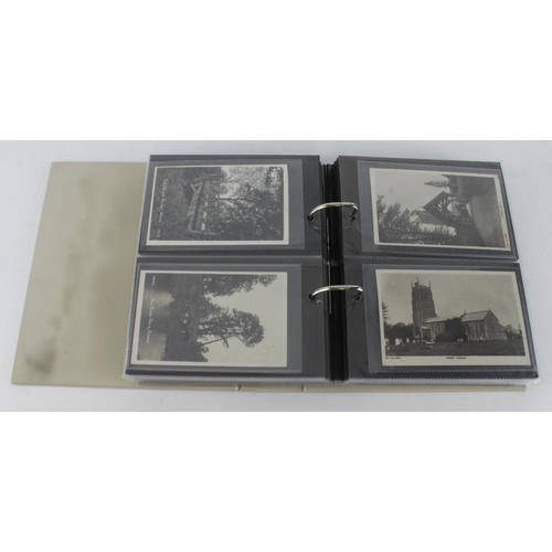 790 - Suffolk, Hoxne: Fine collection in an album with a good proportion of RP cards inc streets, public h... 