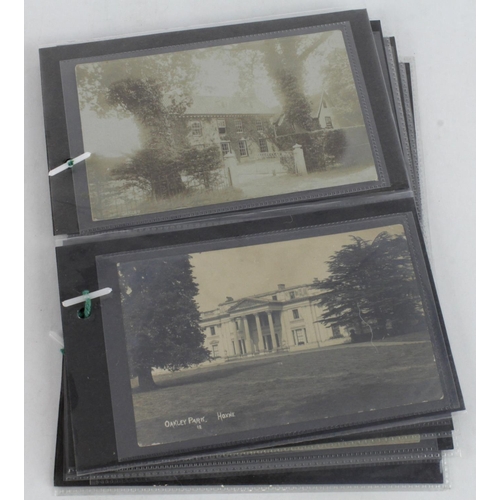 791 - Suffolk, Hoxne: Oakley Park inc Hall, Church etc. (11 cards)