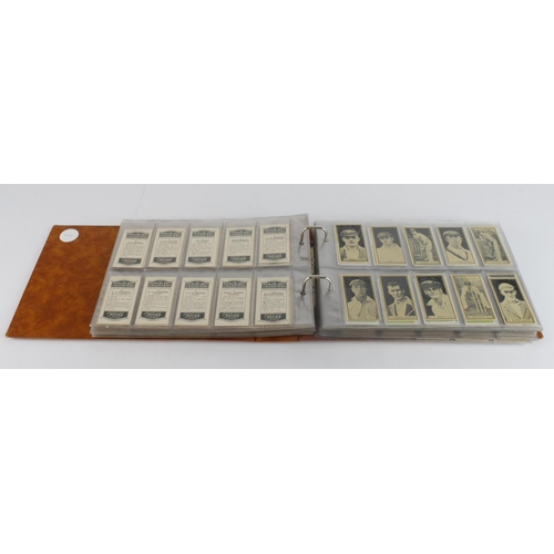 858 - Cricket - modern album containing 17 compete sets, cigarette & trade issues, includes Australian iss... 