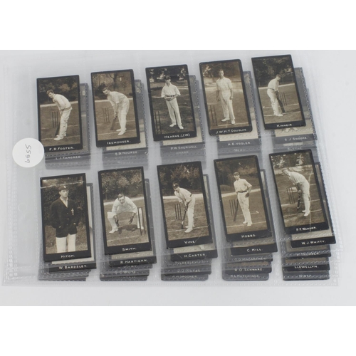 860 - Cricket - Smith's, Cricketers, complete set in pages, mixed condition   cat value £1350