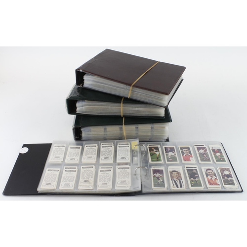 865 - Football interest cards, very large quantity contained in 4 modern albums, tobacco & trade issues, a... 