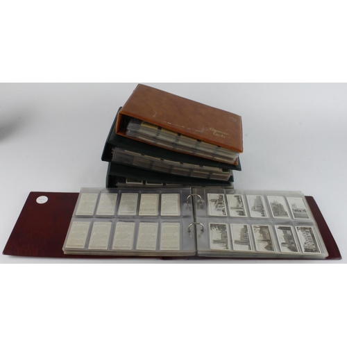 883 - Mixed Manufacturers -- approx 51 complete sets contained in 4 albums, cigarette & trade issues, bett... 