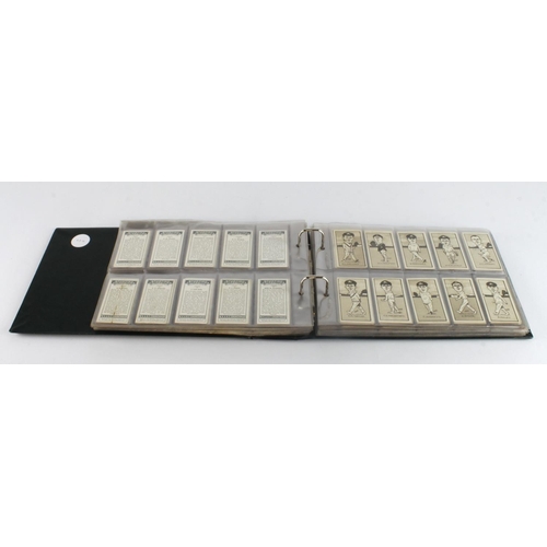 894 - Modern album, sports issues, containing 10 complete sets, (including Smith's Cricketers) mixed condi... 