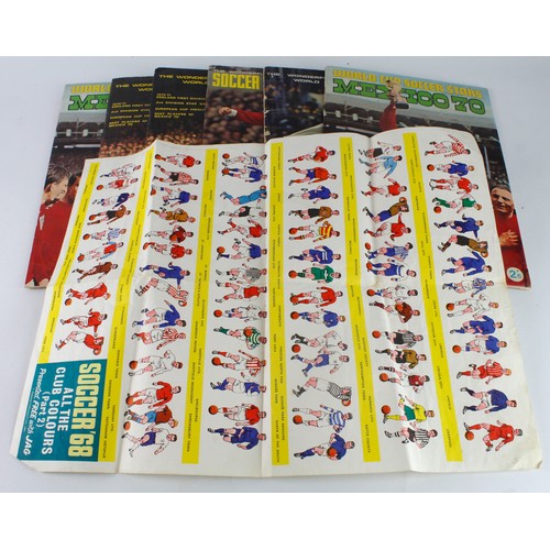 867 - Football sticker albums, FKS - Mexico 70 x 2, (complete with stickers), Soccer star Gala collection ... 