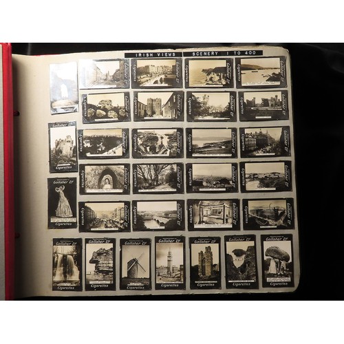 869 - Gallaher, Irish View Scenery, approx 660 cards from various sets, contained in photo corners within ... 