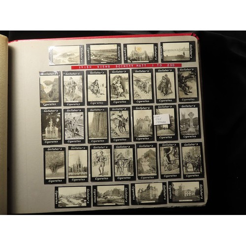 869 - Gallaher, Irish View Scenery, approx 660 cards from various sets, contained in photo corners within ... 