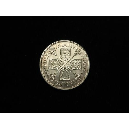 124 - Florin 1927 proof, nFDC