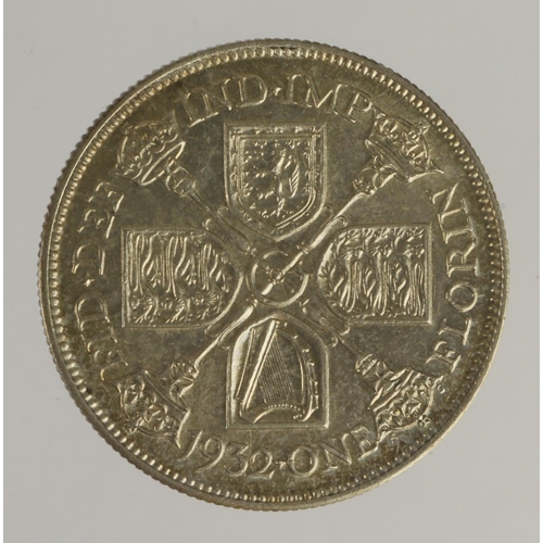 125 - Florin 1932 EF/Unc (scarce in this high grade)