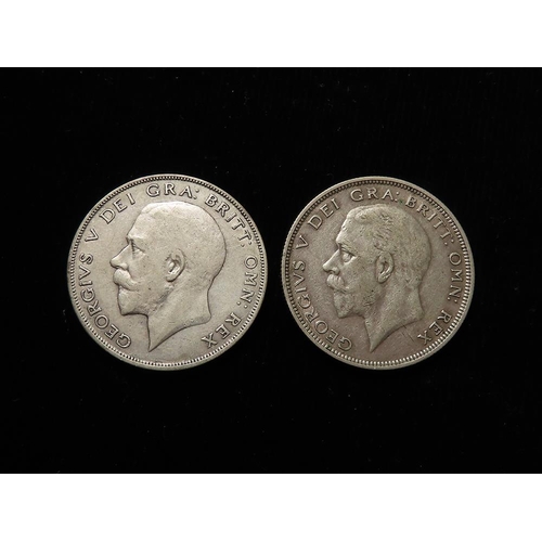 198 - Halfcrowns (2): 1925 GF, and 1930 nVF tiny edge nick.