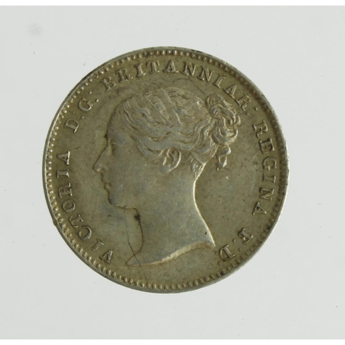 303 - Threepence 1841 GVF (scarce)