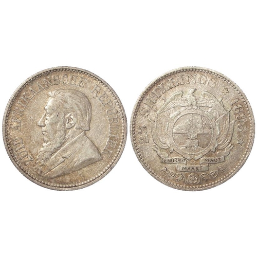 355 - South Africa 2&1/2 Shillings 1895 nVF