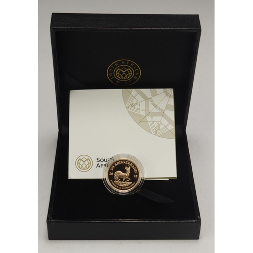356 - South Africa Quarter Krugerrand 2018 Proof FDC boxed with certificate