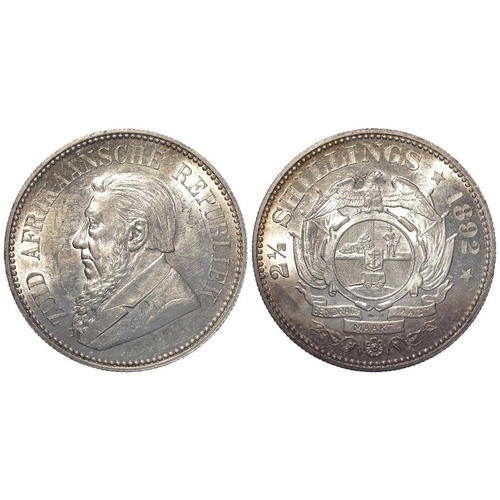 358 - South Africa silver 2&1/2 Shillings 1892 GEF