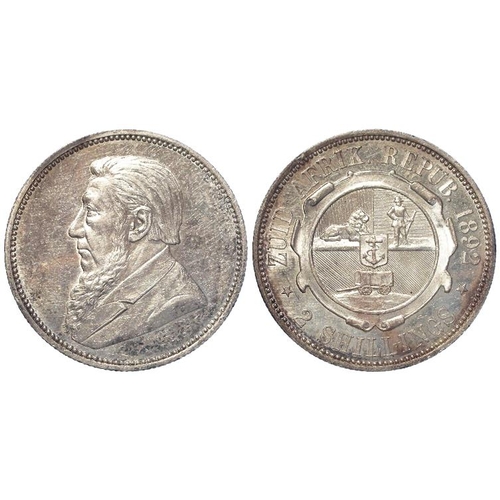 359 - South Africa silver 2-Shillings 1892 GEF