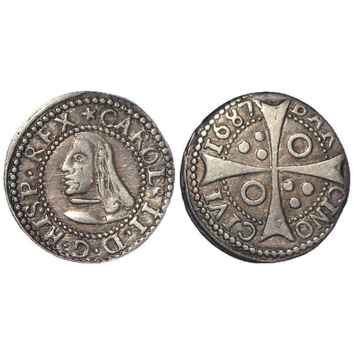 362 - Spain, Province of Barcelona, Charles II 