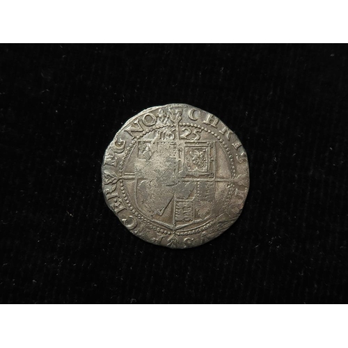 384 - Charles I hammered silver Sixpence 1625 mm. lis, broad bust, large crown, S.2806. 2.71g. VG/F