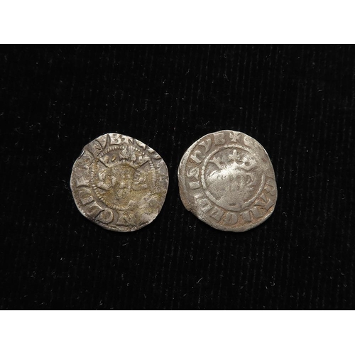 394 - Edward I (2) silver Pennies of Canterbury, Fine.