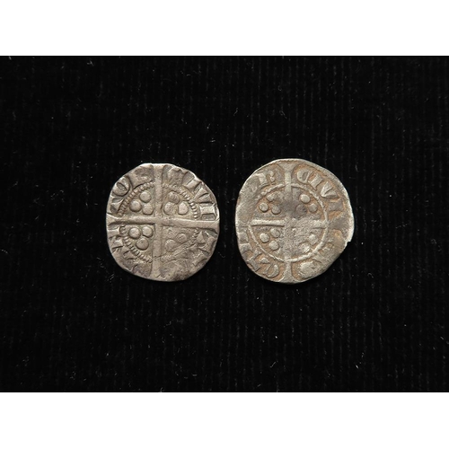 394 - Edward I (2) silver Pennies of Canterbury, Fine.