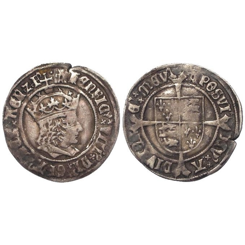 430 - Henry VIII silver Groat of London, mm. castle (69), S.2316, 2.90g. NVF, a few light scratches.