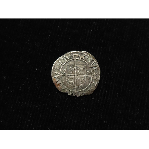 431 - Henry VIII silver Halfgroat of Canterbury, Archbishop Warham (WA beside shield), mm. 'uncertain mark... 