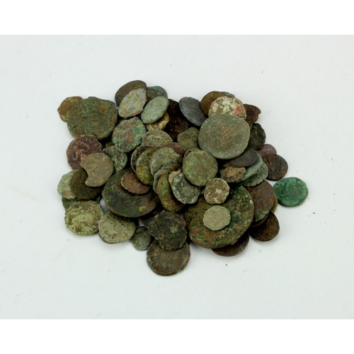 435 - Roman Bronze Coins (144) mostly low grade detector-finds.