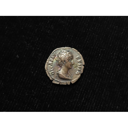 453 - Roman Imperial: Diva Faustina Senior AR Denarius, Rome after 141 AD. Rev: Ceres stg. l., AVGVSTA leg... 