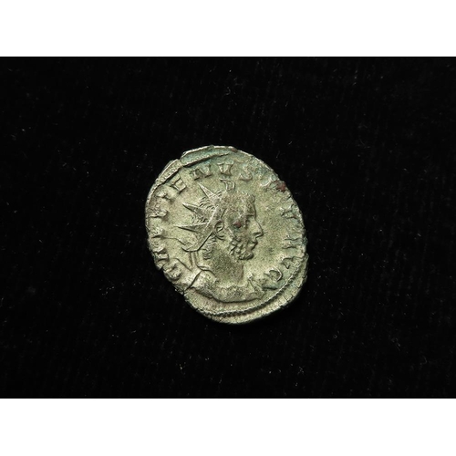 457 - Roman Imperial: Gallienus billon Antoninianus, Cologne 257-258 AD. Trophy and captives rev., RIC 18;... 