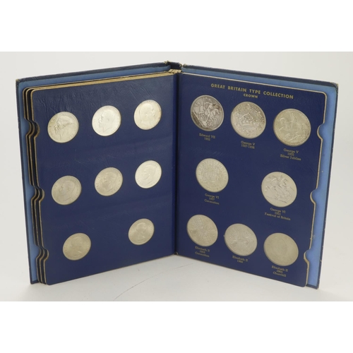 545 - GB Coins (37) a Whitman folder collection 'Great Britain Silver Type Set' (Edward VII - QEII) comple... 