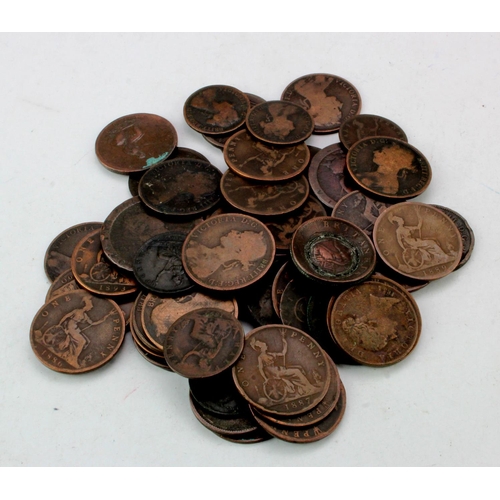 549 - GB Copper & Bronze (121) 17th-19thC assortment, mixed grade.