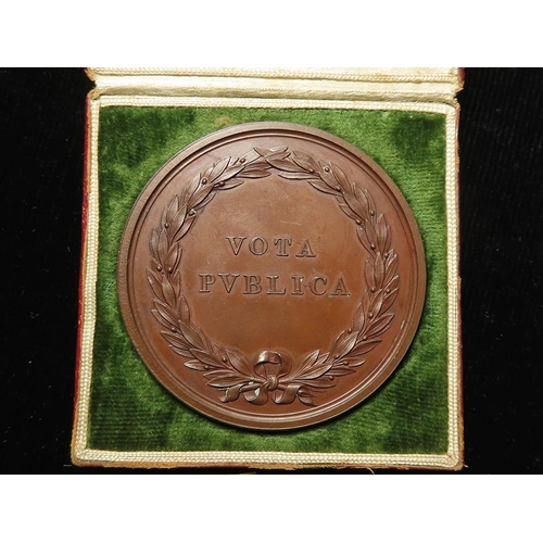 794 - British Commemorative Medal, bronze d.55mm: Earl of Wellington Made Marquis (medal) by Thomas Webb 1... 