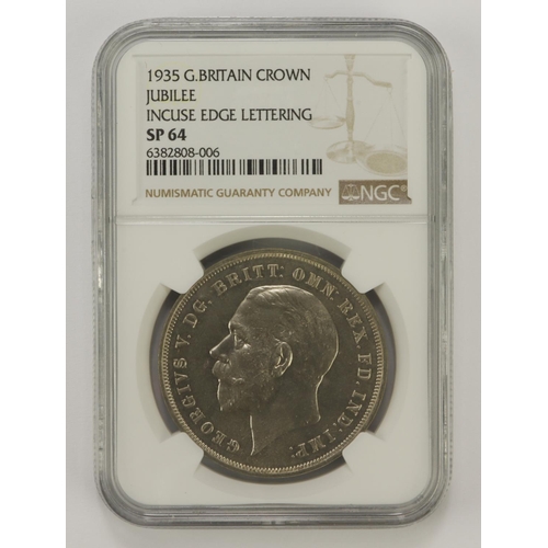 82 - Crown 1935 specimen S.4049, slabbed NGC SP 64.