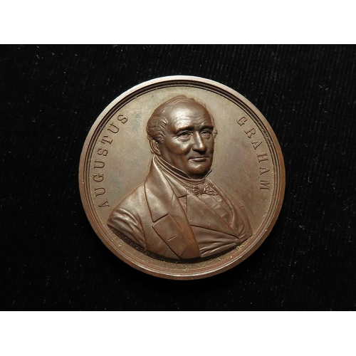 899 - USA Academic Medal, bronze d.51mm: Brooklyn Institute (Brooklyn Museum of Art), Augustus Graham meda... 