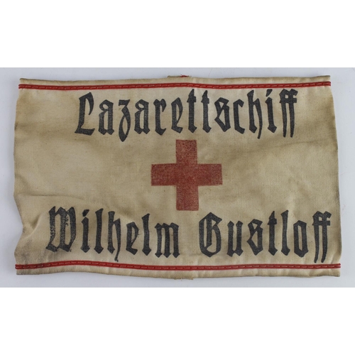 1209 - Germany from a one owner collection, an armband for the ill fated Wilhelm Gustloff, lost with huge l... 