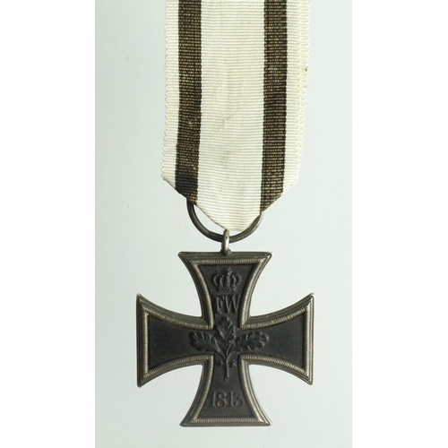 1212 - Germany from a one owner collection, an Iron Cross 1813 with non combatants (medical / supplies) rib... 