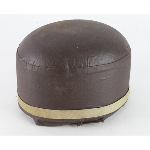 250 - British early Glider or Flying Training helmet. Dated 1942 to liner. An unusual item.