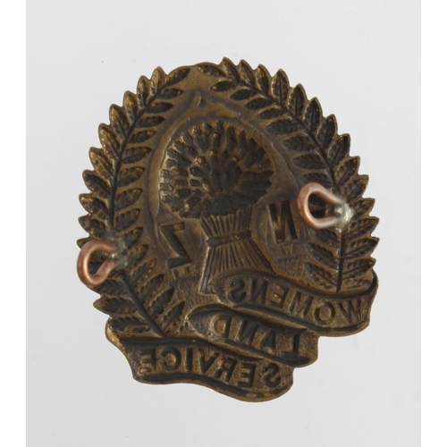 266 - Cap badge New Zealand Women's land service.