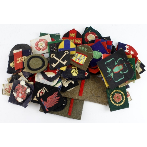 293 - Cloth Badges: British Army WW2 and later formation sign badges, all in excellent condition. (approx ... 