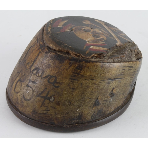 300 - Crimea interest a Horses Hoof decorated for the 17th Lancers and added Balaklava 1854, it was common... 