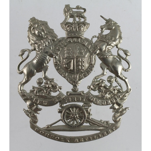 316 - First Norfolk Artillery Volunteers QV Helmet Plate