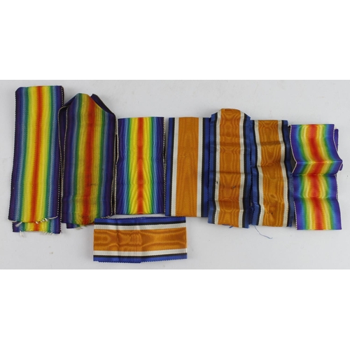 345 - Medal ribbons WW2 British, all full length originals  (8)