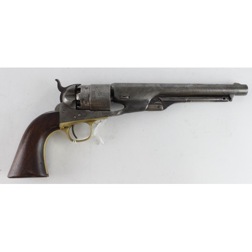 37 - Colt M1860 Army Revolver from the American Civil War, Serial No 115976 for 1863 which puts it in the... 