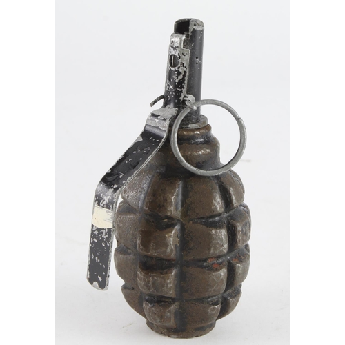 402 - Russian WW2 pattern F-1 pineapple hand grenade deactivated.