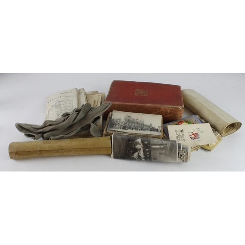 476 - WW1 Related ephemera postcards, booklets, photos etc. A crate full.  (Buyer collects)