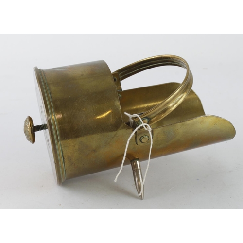 485 - WW1 Trench art shell case coal scuttle.