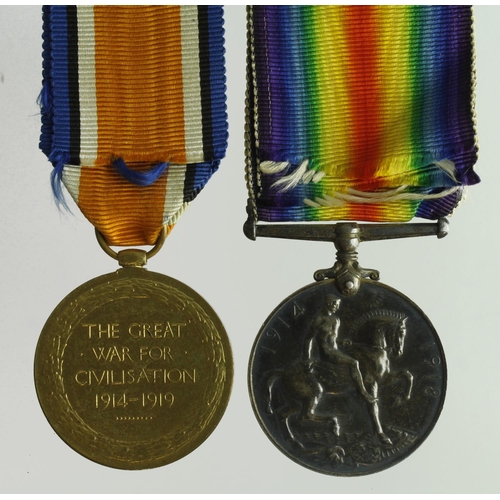 583 - BWM & Victory Medal (164248 Gnr S Jacobs RA) Died 4th Nov 1918 with 12th Mountain Bty. Born Ipswich.... 