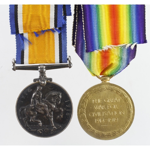 605 - BWM & Victory Medal (K.6317 A MacLeod STO 1 RN). With copied research, born Gateshead on Tyne, AWOL ... 