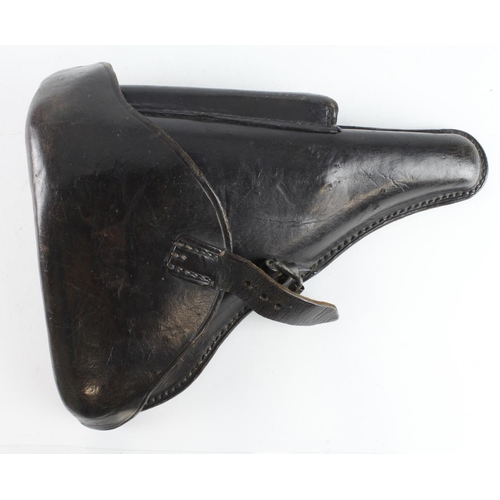 76 - Holster - for the Luger, indistinct stamp under flap ends in 