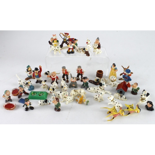 105 - Disneykins. A collection of over forty Marx Disneykins, including Snow White & Dwarfs, Pinocchio, 10... 