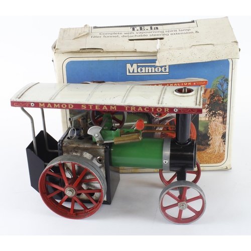 128 - Mamod TE1a Steam Tractor, contained in original box